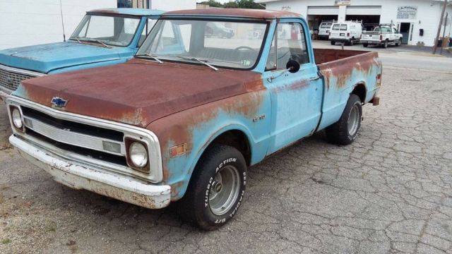 1969 chevrolet swb c10, kickass patina, rat rod, hot rod, perfect project