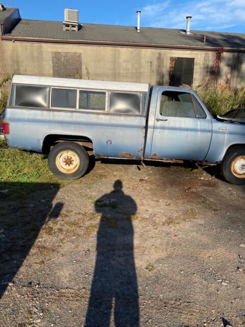 1973 chevrolet c30/k30 pickup blue rwd manual camper special