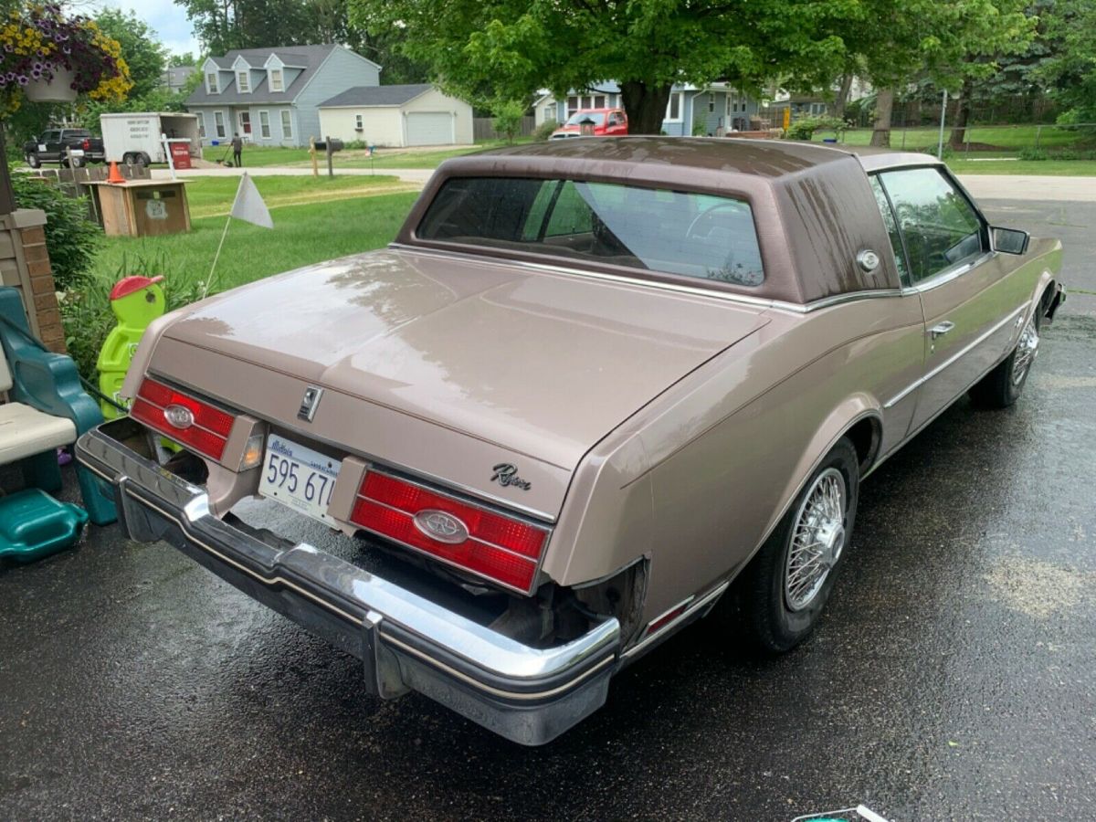 1984 buick riviera coupe brown fwd automatic