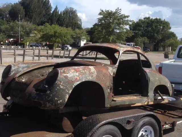 1960 porsche 356b t5 reutter coupe nice project car clean florida title!!!