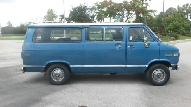 1973 chevrolet g20 beauville van 5.7l v8 auto cold ac low miles 98% rust free
