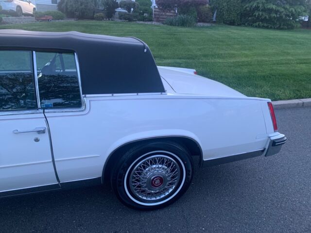 1985 cadillac eldorado coupe white fwd 22000 miles original paint 1 owner