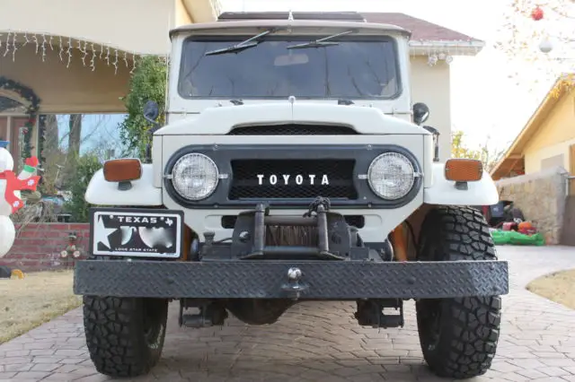 1970 toyota fj40 landcruiser straight 3.9 l 3 speed 4x4 w toyota pto winch