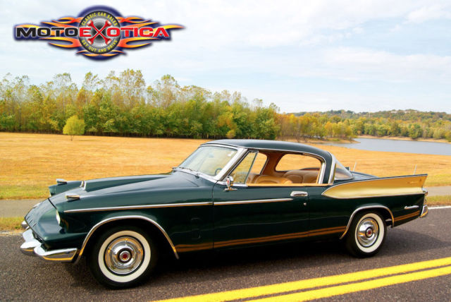 1958 packard hawk, 1 of 588 produced,supercharged 289 v8,twin traction, restored