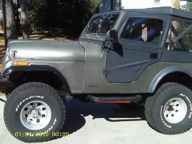 %% 1980 jeep cj5 lots of work done in charlotte, nc