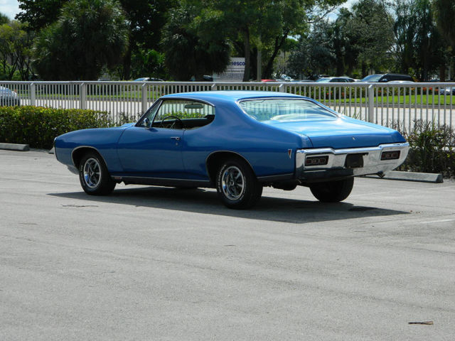 1968 pontiac tempest lemans aleutian blue 350 4bbl quadrajet powerglide restored