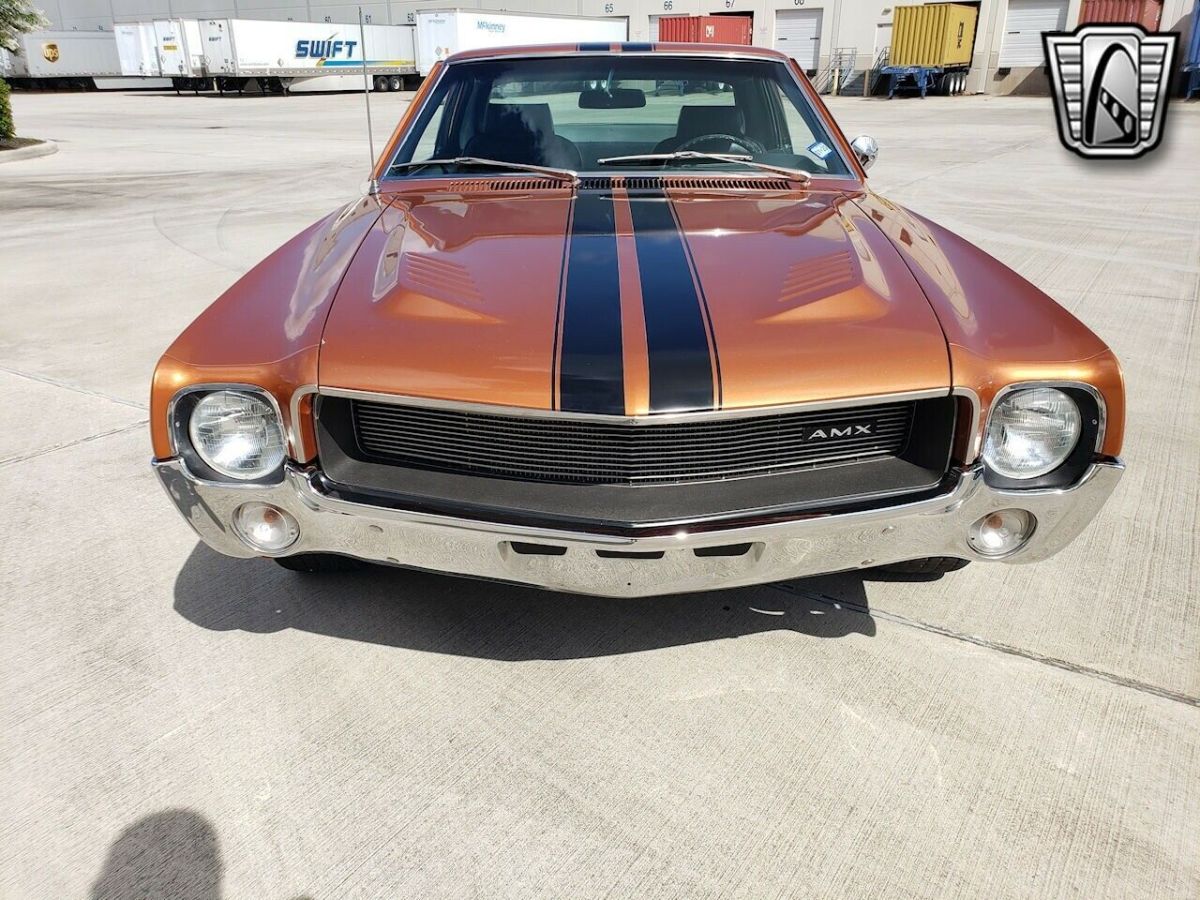 brown 1969 amc amx coupe 390 cid v8 4 speed manual available now!