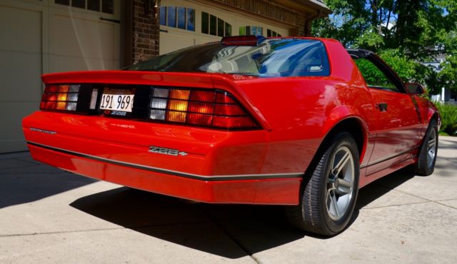 chevrolet camaro iroc z28 9k original miles and highly documented!