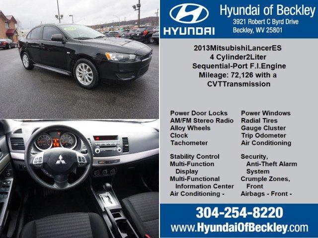 used 2013 mitsubishi lancer es sedan beckley, wv 25801 for sale in beckley, west virginia