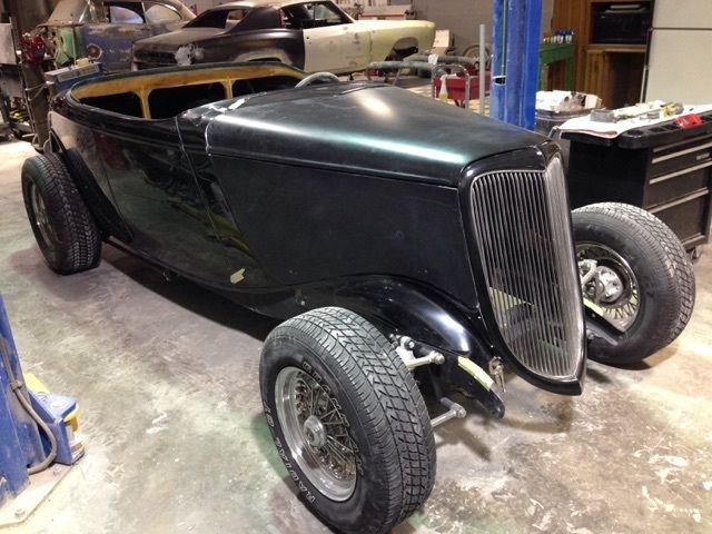 1934 ford roadster project independent rear end rolling chassis