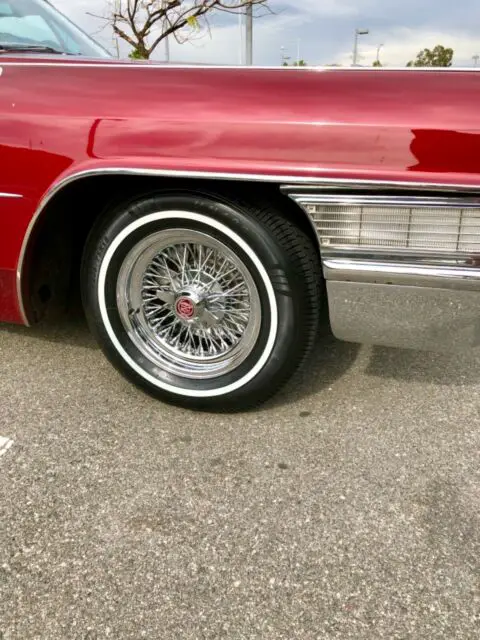 1965 cadillac calais coupe deville custom see description candy red classic