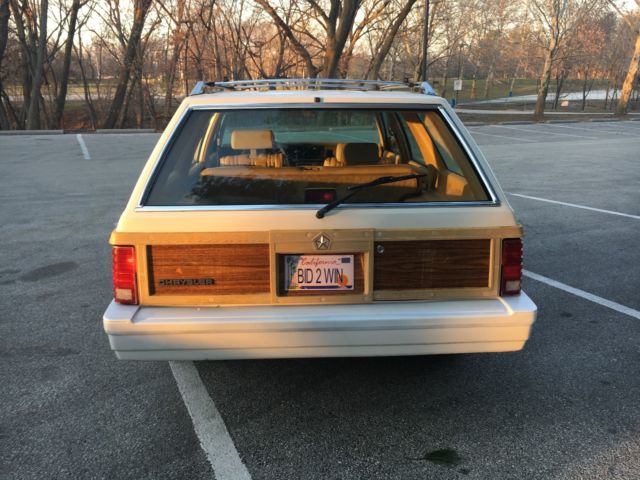 1986 chrysler town and country woody station wagon only 76,000 original miles