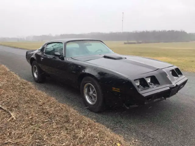 1979 pontiac trans am firebird v8 6.6l 403 automatic black *ready to drive*
