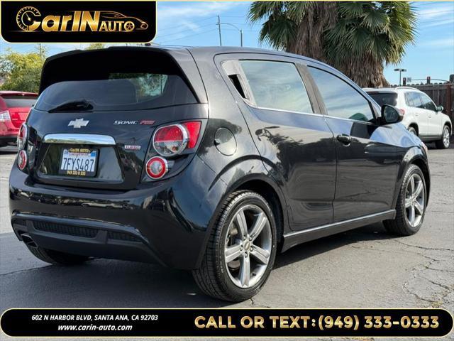 2014 chevrolet sonic rs