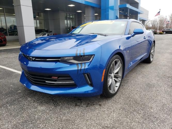 used 2016 chevrolet camaro lt coupe camby, in 46113 for sale in camby, indiana