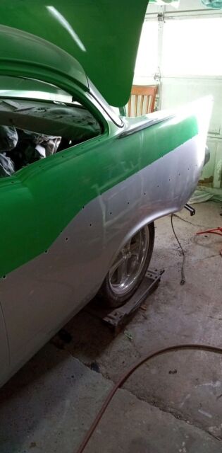 1957 chevrolet bel air 210 sedan green rwd automatic 210