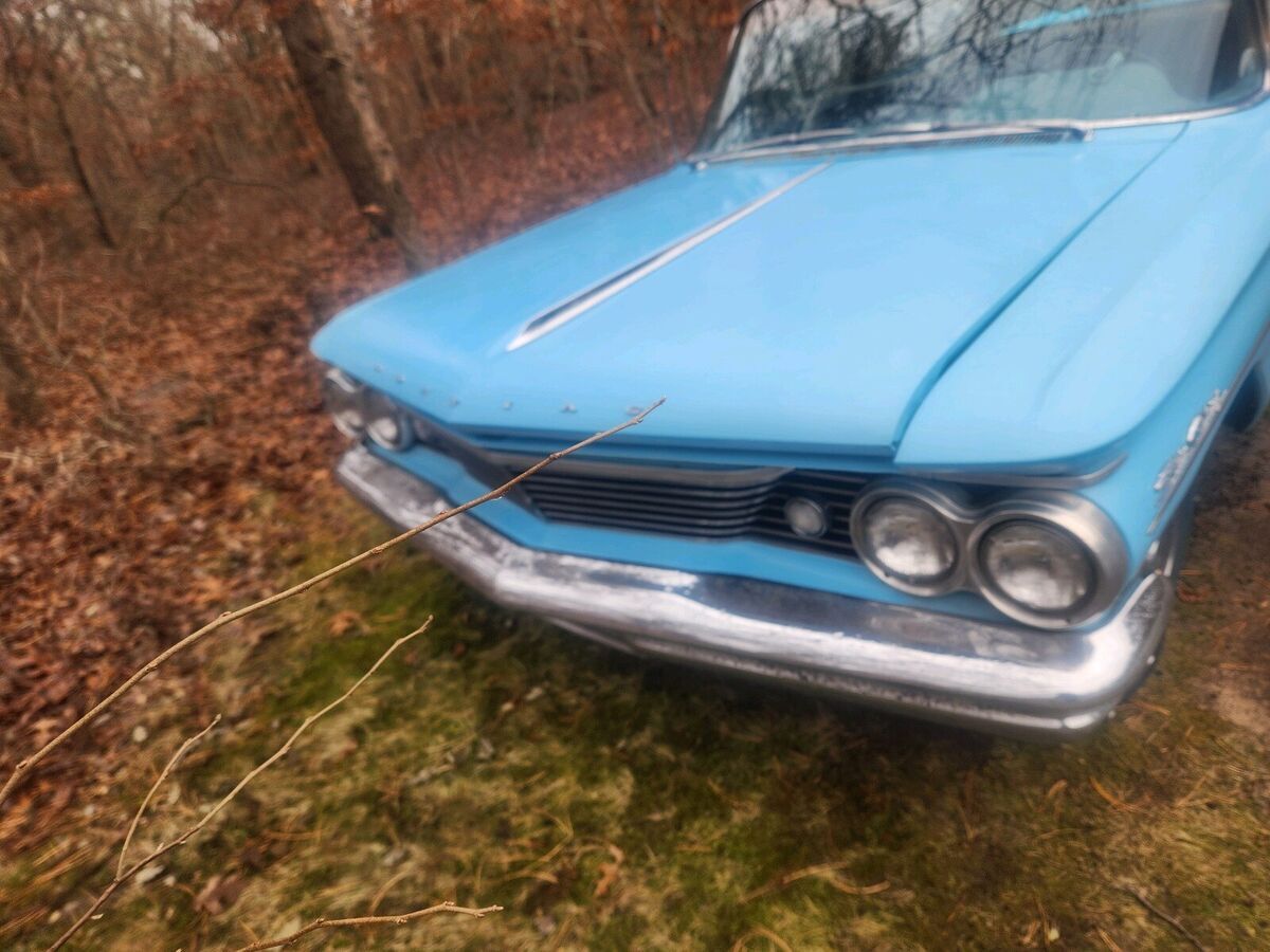 1960 pontiac star chief coupe blue rwd automatic