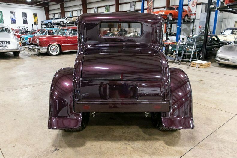 1930 ford model a street rod 14 miles black cherry coupe 360ci v8 automatic