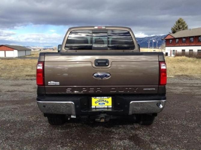 2015 ford f-250 super duty lariat 4x4 lariat 4dr crew cab 6.8 ft. sb pickup for sale in bozeman, montana