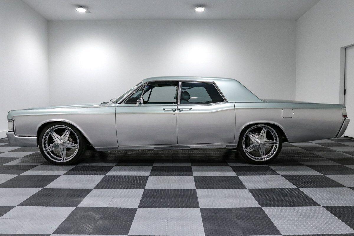 1969 lincoln continental green sedan 460 v8 engine