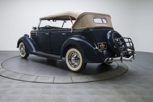 1936 ford phaeton 4,112 miles washington blue convertible 221 flathead 8 3 spee