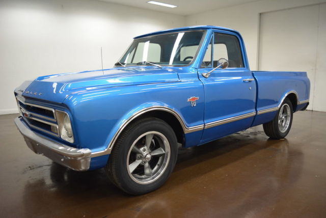 1967 chevrolet c10 38918 miles blue pickup truck 5.3 liter ls v8 turbo 400
