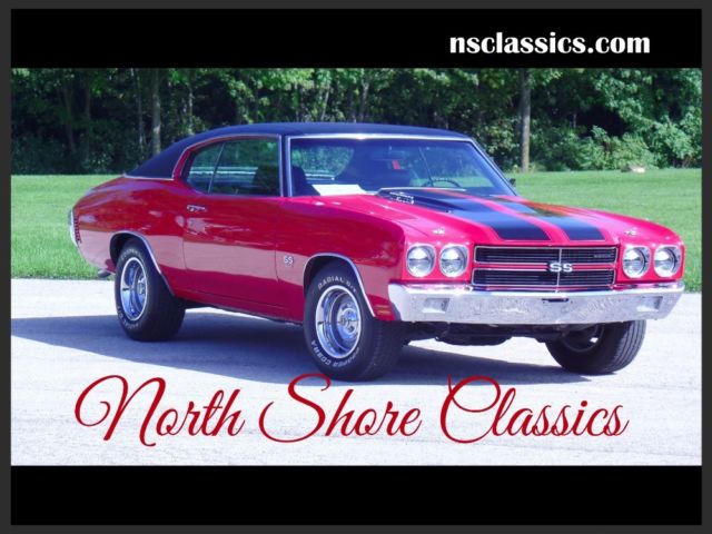 1970 chevrolet chevelle -ss 454 big-block-with 4 speed-frame off restored