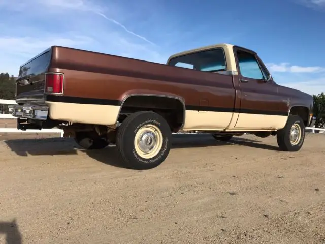 1981 chevrolet truck k10 4x4 "one owner" arizona ranch truck scottsdale 4wd