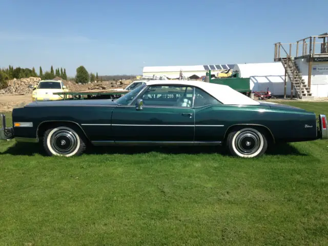 1976 cadillac eldorado base convertible 2-door 8.2l - 33,569 miles - 1 owner!