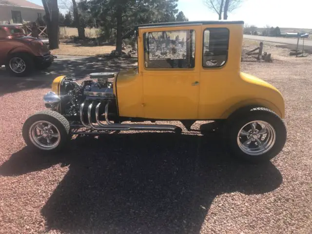 1926 ford model t 5 window coupe, all steel hotrod
