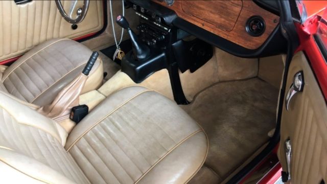 red triumph tr6 with 67,666 miles available now!