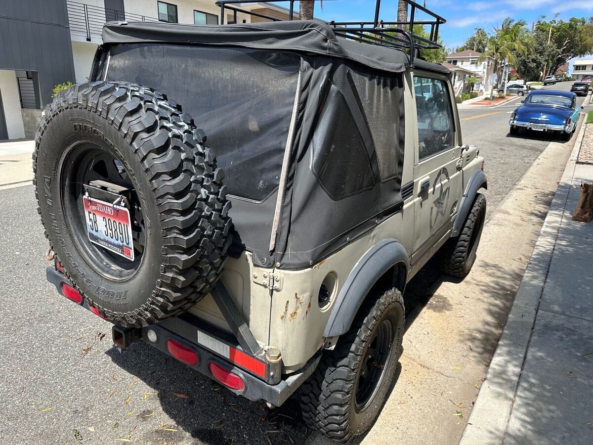 1986 suzuki samurai convertible brown 4wd automatic