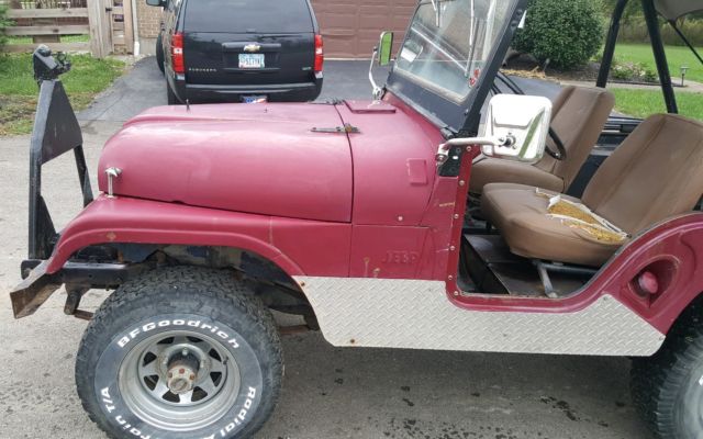 1957 willys cj kubota turbo diesel with overdrive and winch