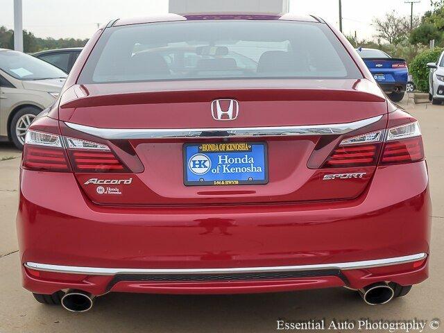 certified 2016 honda accord sport sedan bristol, wi 53104 for sale in bristol, wisconsin