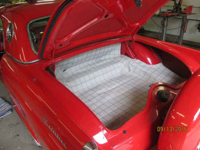 1956 ford thunderbird, calif car, older restoration