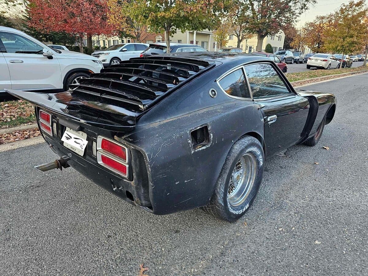 1974 datsun 240z / 260z / 280z black rwd manual jcr