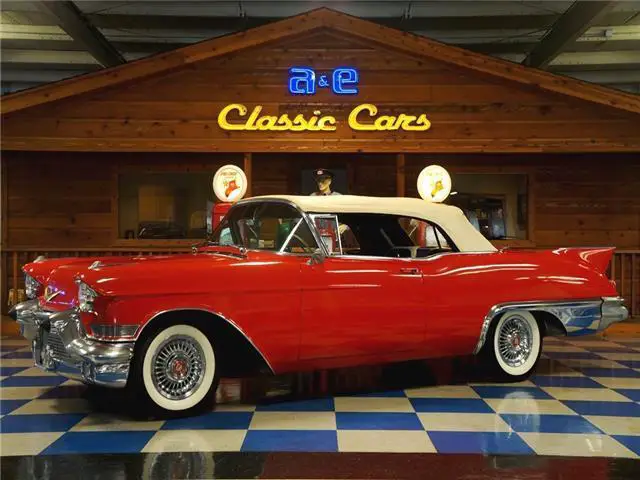 1957 cadillac eldorado biarritz convertible “rare 1 of 1,800 built”- red
