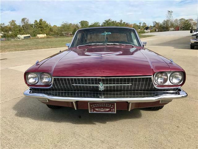 maroon ford thunderbird with 114,000 miles available now!