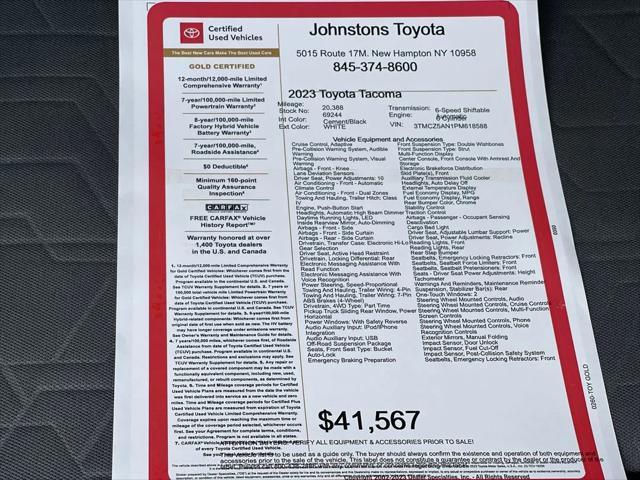 2023 toyota tacoma trd off road