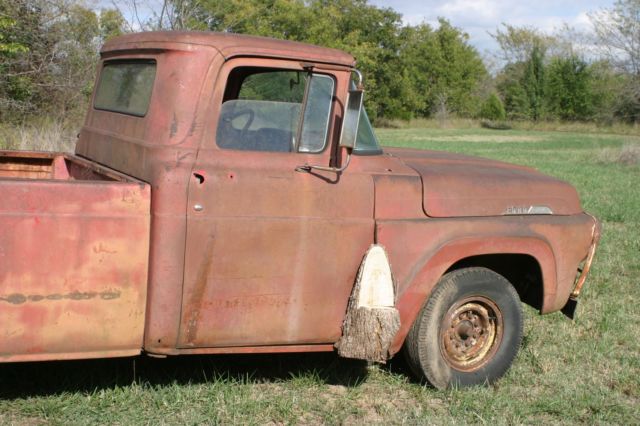 1957 ford f100 f200 fridge long bed pickup truck v8 patina hot rat rod y block