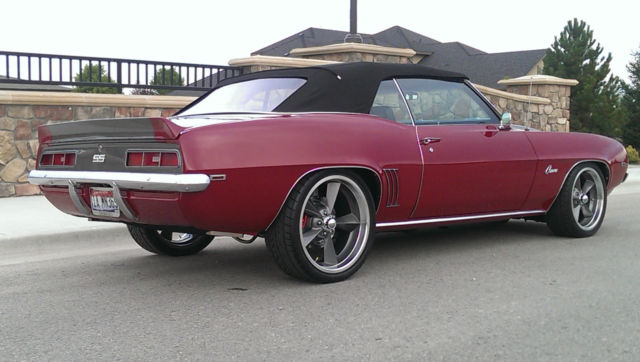 1969 camaro conv. restomod 500 plus hp survivor, video, 90k invested