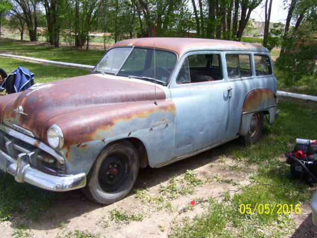1952 plymouth suburban 2dr. station wagon