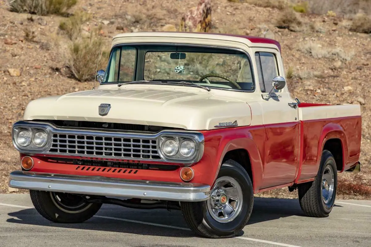 pristine 1958 ford f100 style side short bed survivor rare v8/auto