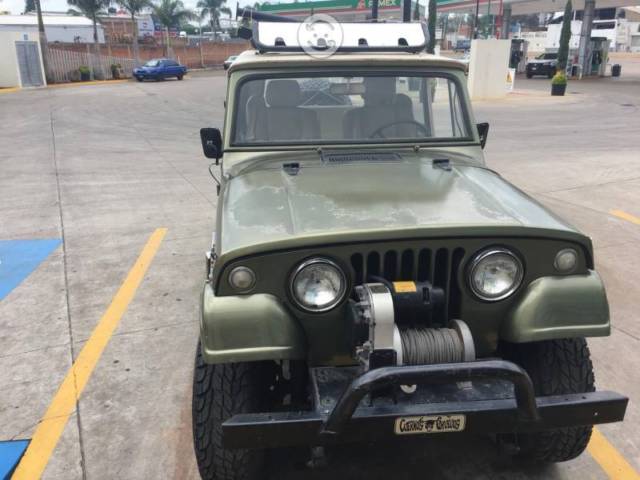 restored, has roll cage, v6 original motor, 4x4, winch reenforced