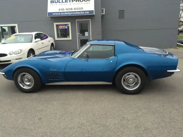 1972 chevrolet corvette stingray lt-1 coupe. numbers matching 4 speed manual
