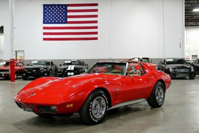 1973 chevrolet corvette 64551 miles red 400 v8 manual