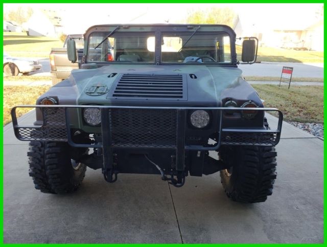 1991 am general m1038 suv 6.5l v8 gas engine 4wd 3-speed automatic tow hitch