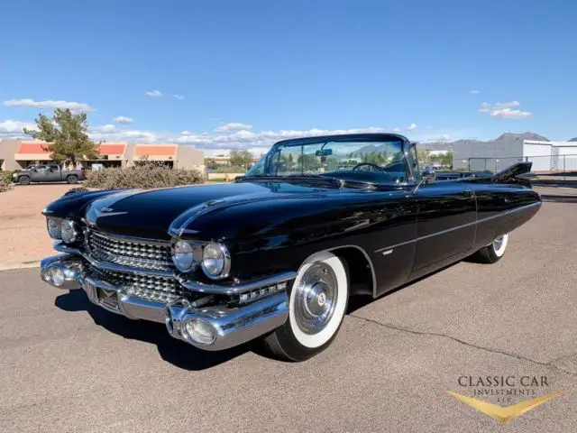 1959 cadillac "series 62" convertible - stunning survivor - 36k original miles!