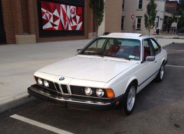 1982 bmw 633csi 5-speed excellent condition 49k miles e24 original rust free