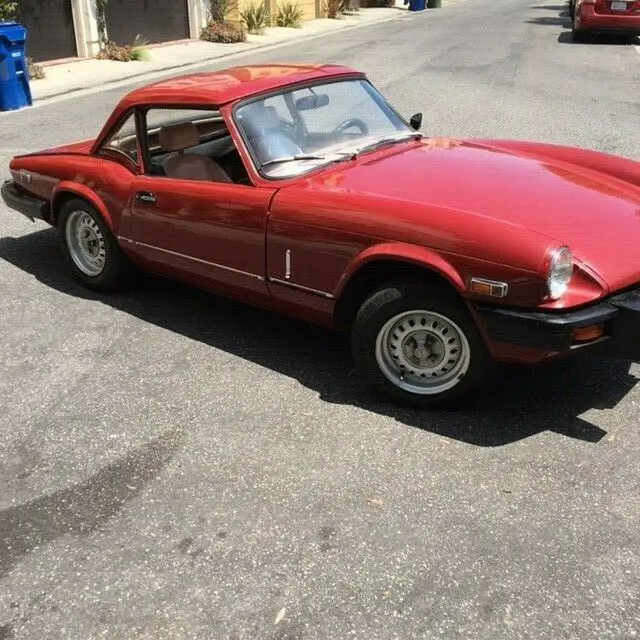1979 triumph 1500 spitfire convertible with hard top. california beauty